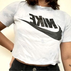 Nike tie dye crop top